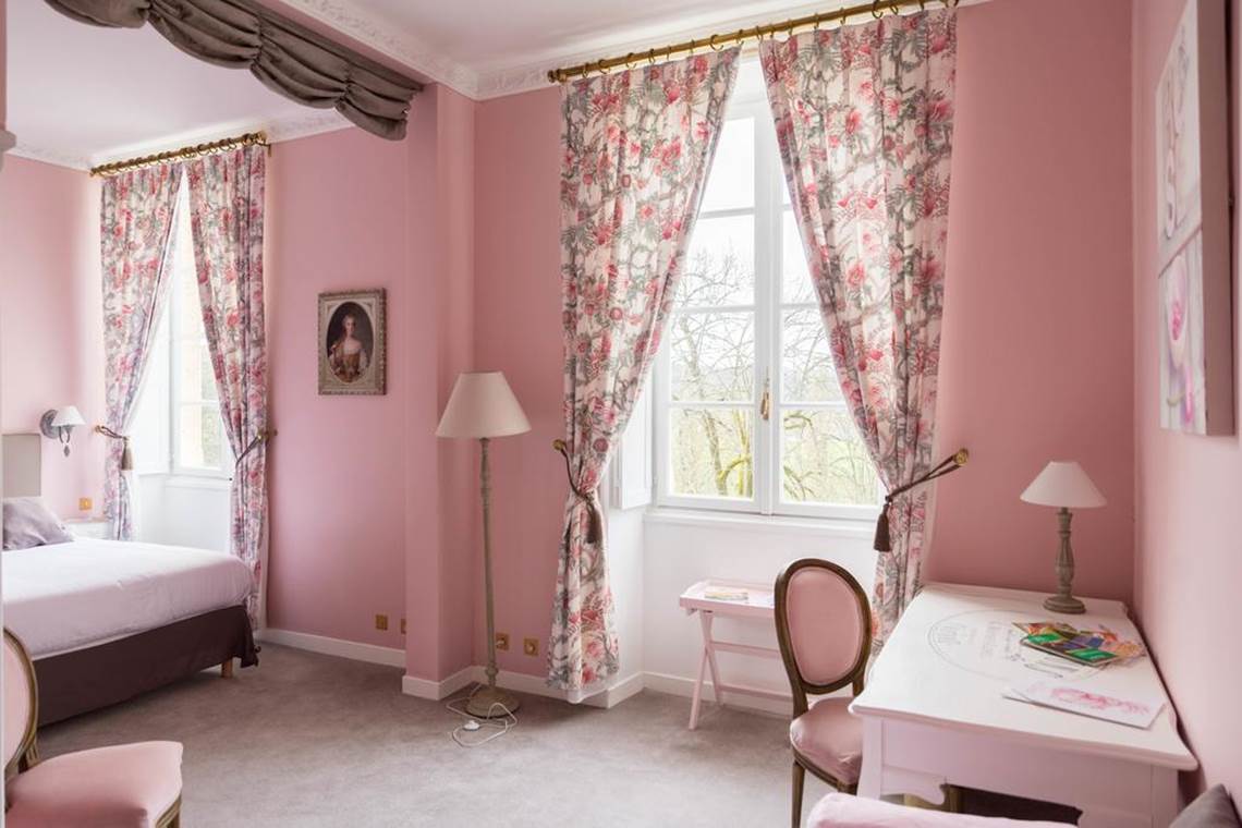 chambre rose