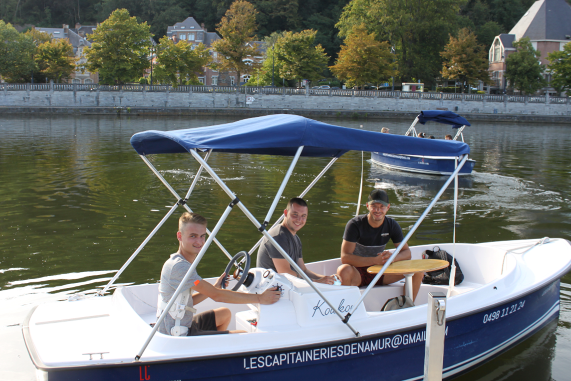Bateau sans permis - Les Capitaineries de Namur