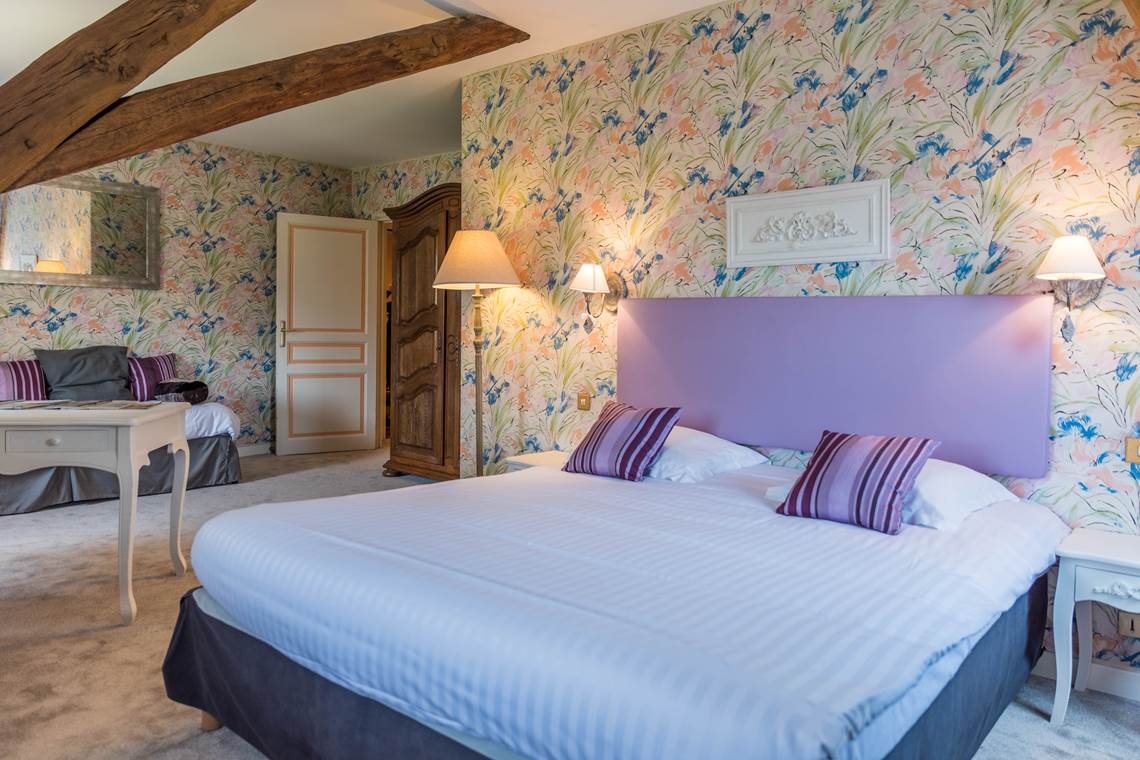 Chambre Parme château de 2 à 5 couchages