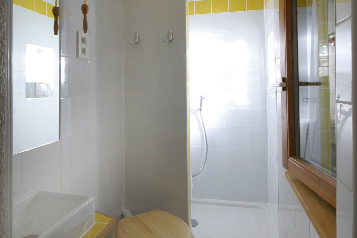 Salle d'eau (lave-main, WC, douche)