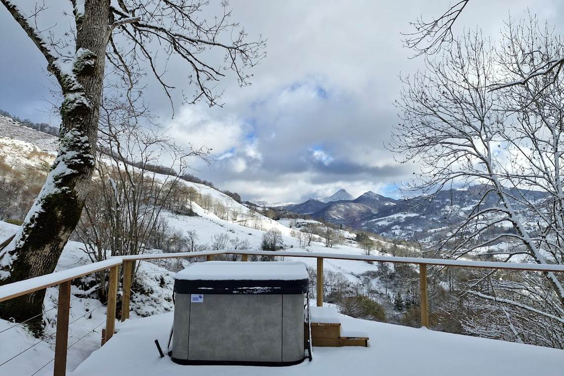 Spa Bulle de neige hiver