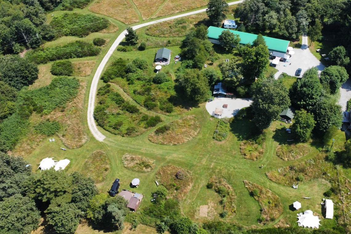 Le Ranch Camping - top view