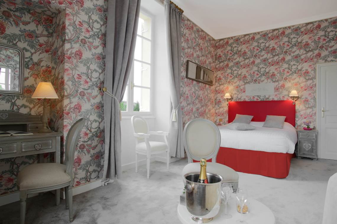Chambre Pivoine 3 château pour couple ou avec enfants