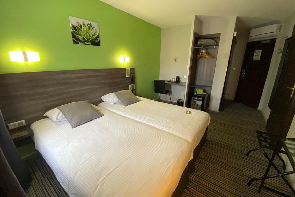 Chambre Lits Simples Confort - Vue sur Jardin