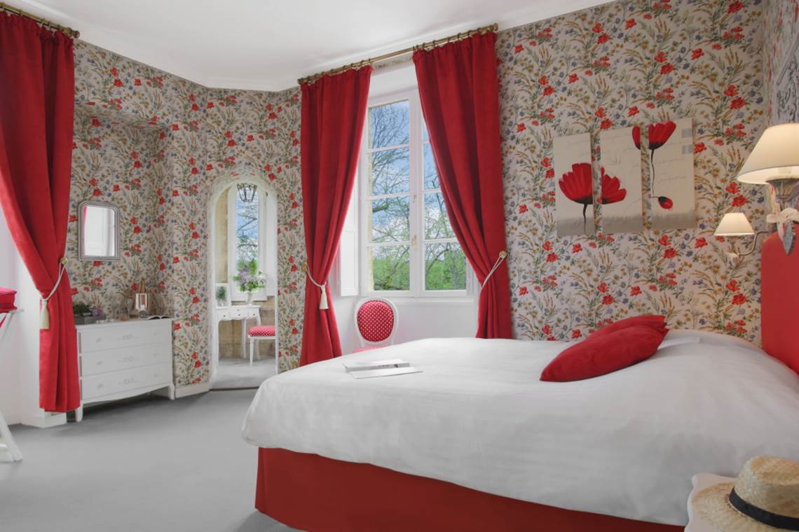 Chambres d'hôtes de charme Coquelicots vue de l'entrée