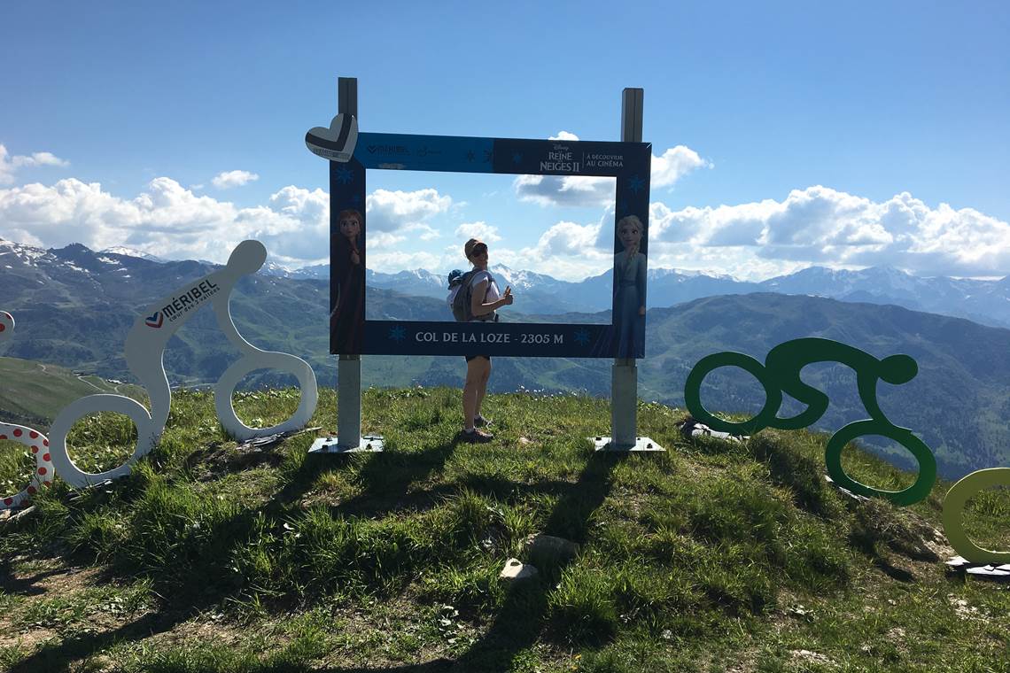 etape du Tour de France au col de la Loze