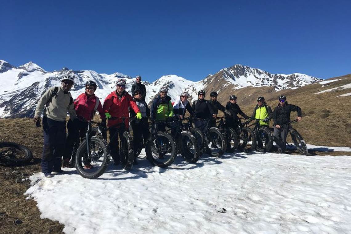 Un groupe en Fat Bike