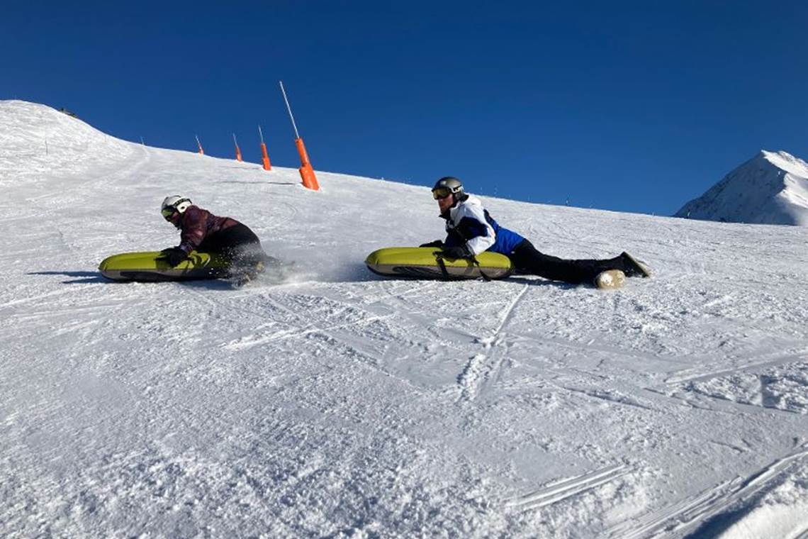 Course relai en Airboard