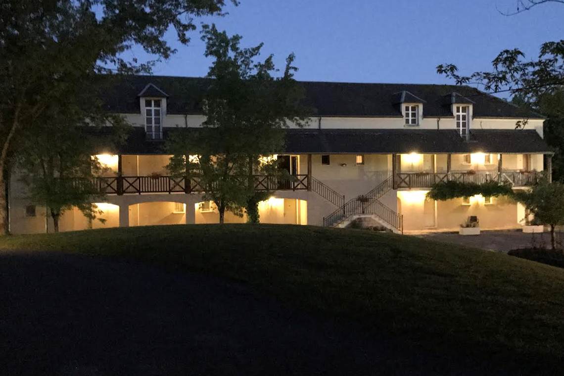 Façade Gentilhommière de nuit