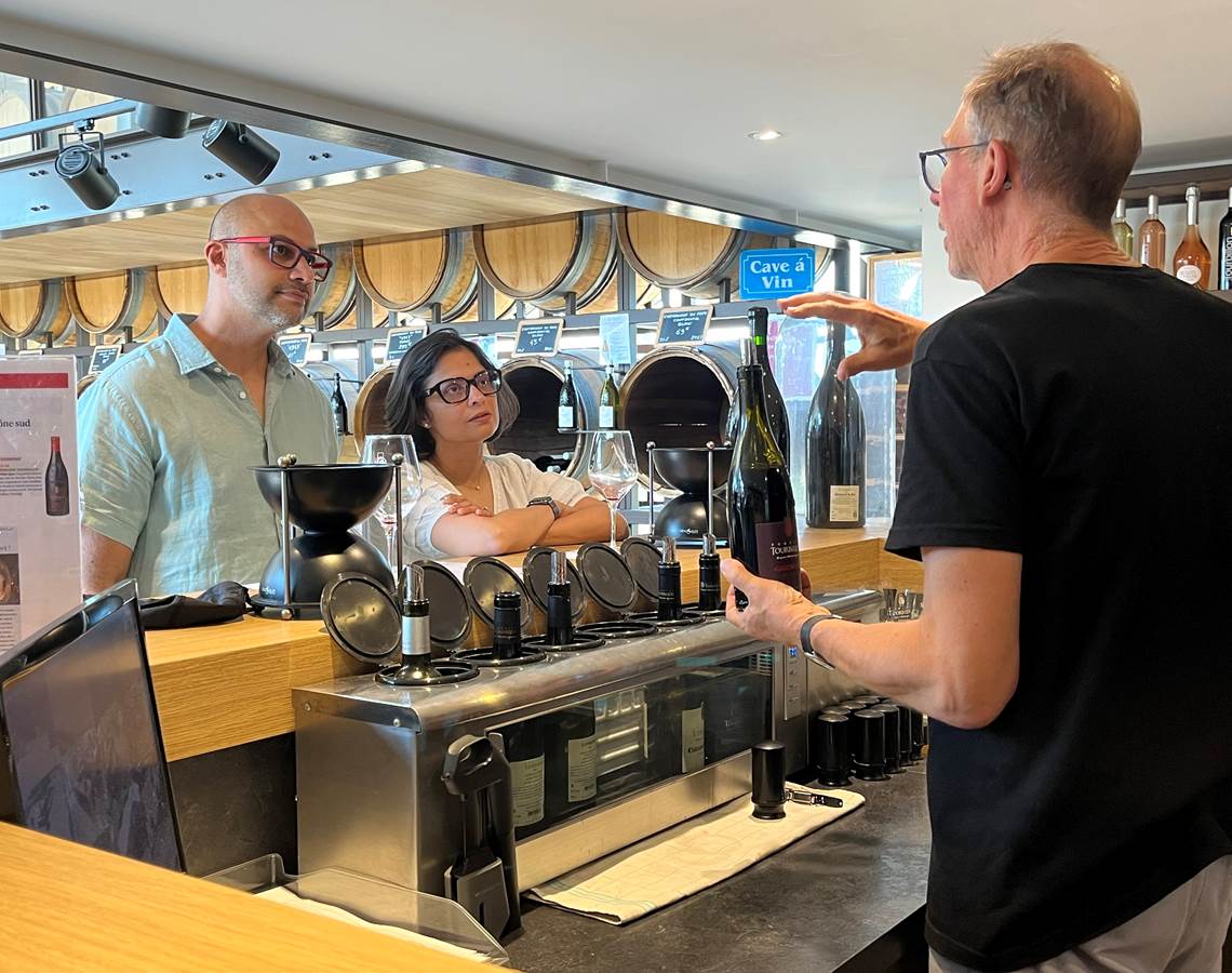 Dégustation de Châteauneuf du Pape-presta
