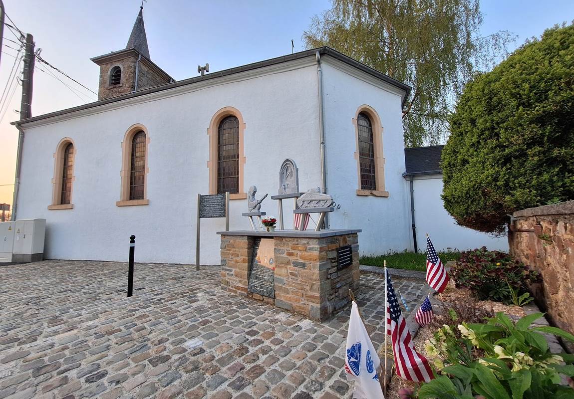 La chapelle Sainte Barbe, en face du gîte.-page