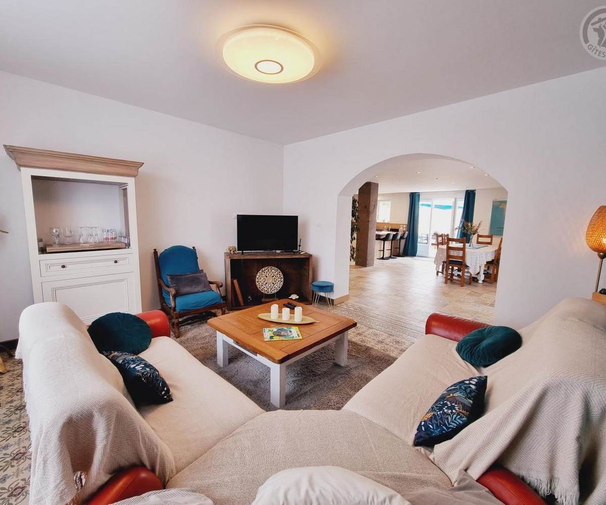 Grand salon cosy pour un week-end entre amis à Lille