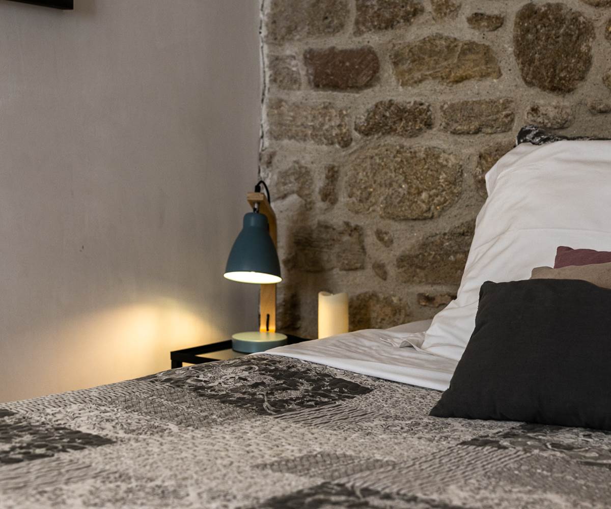 Décoration apaisante au premier étage de notre gite