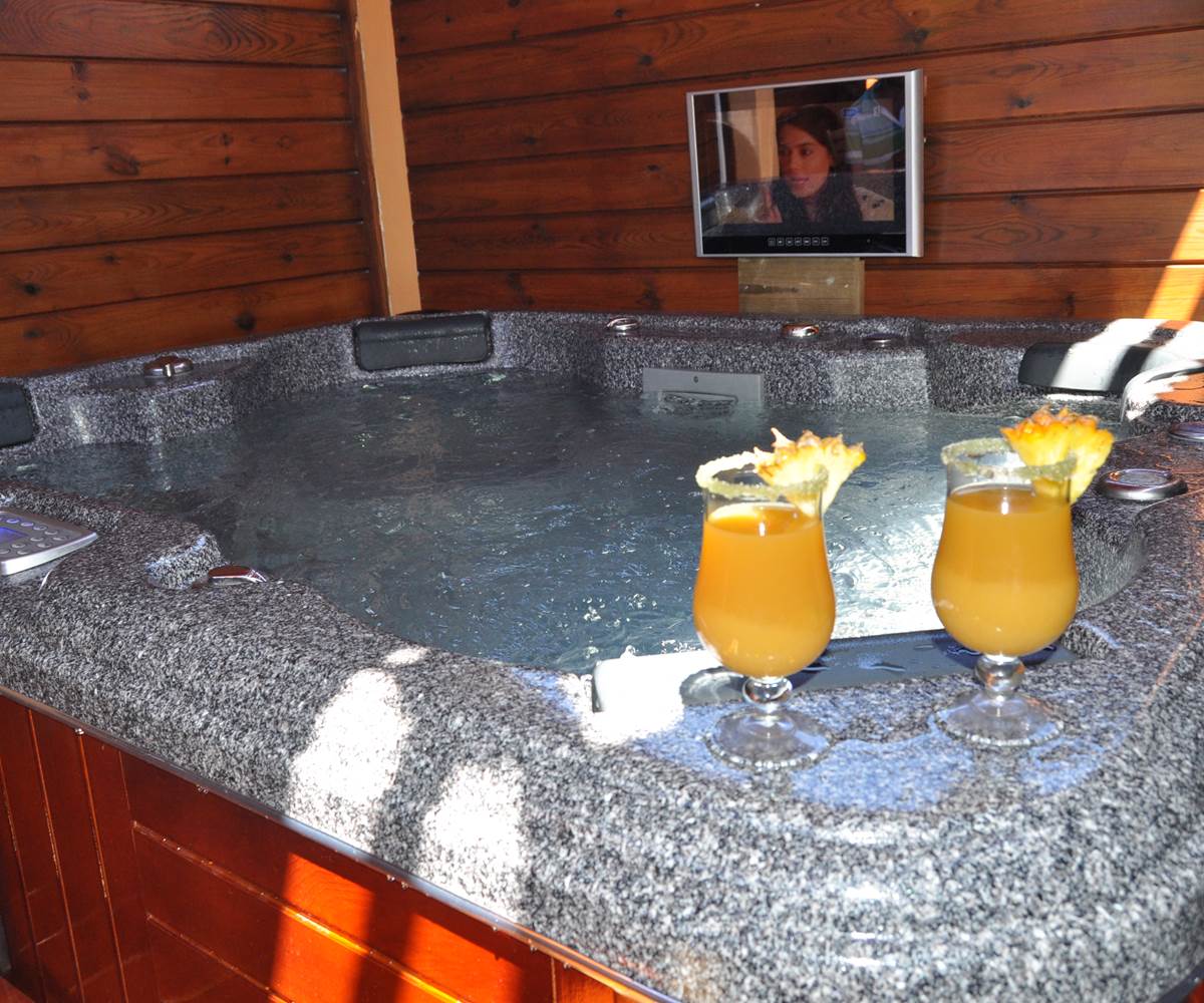 jacuzzi Privé bungalow Premium