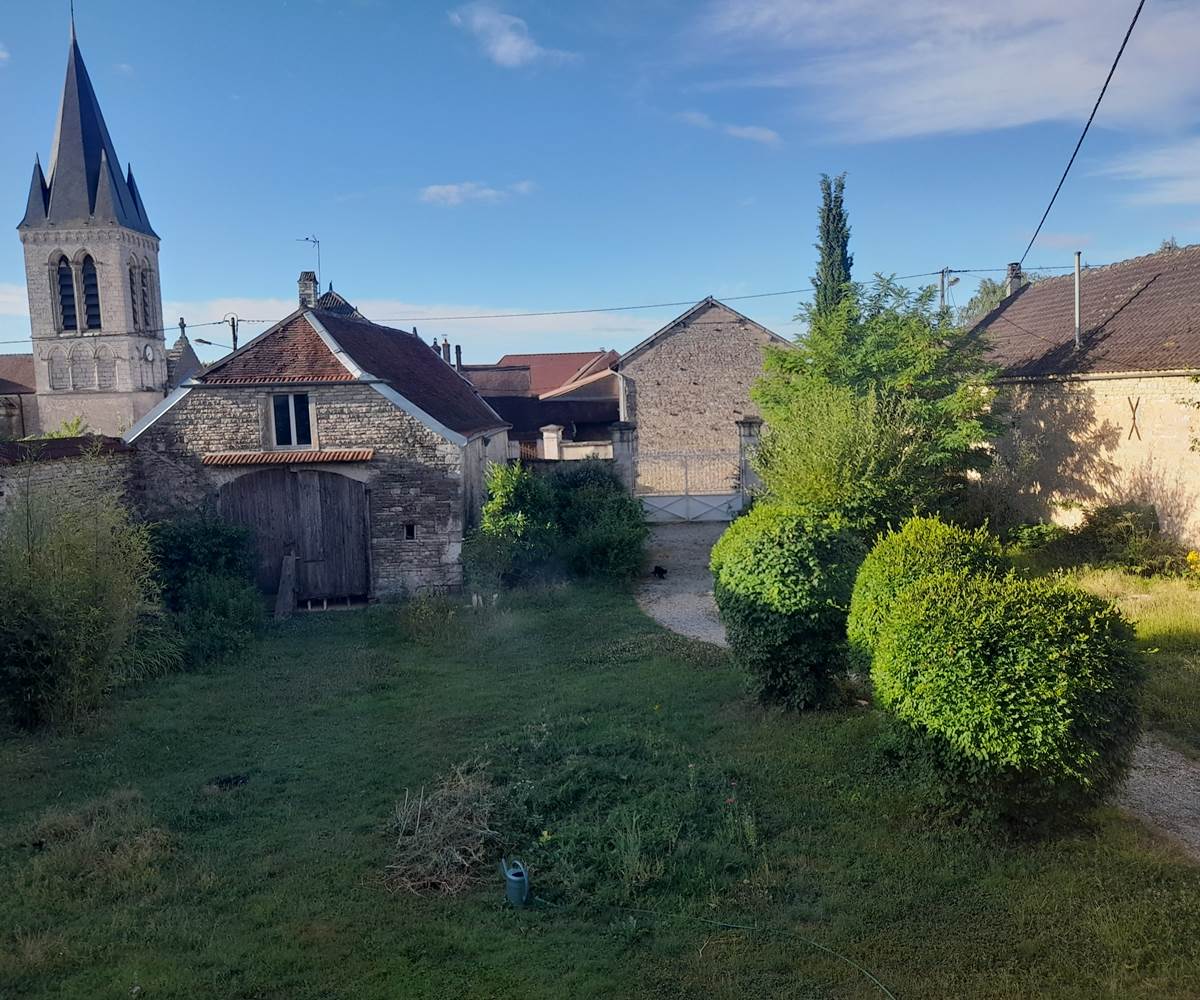 Vue en soirée depuis la chambre exposée plein sud