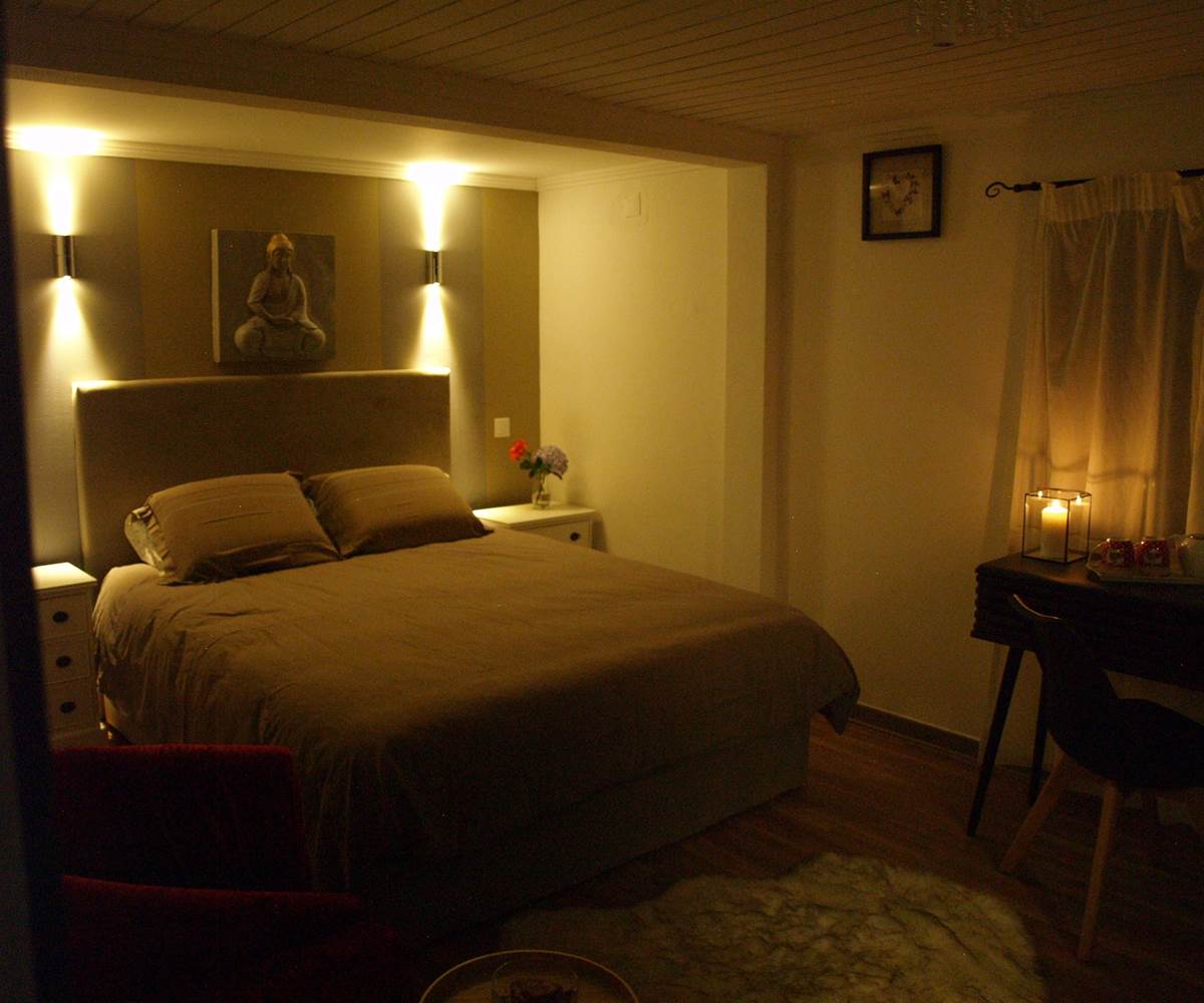 Chambre Bouddha romantique