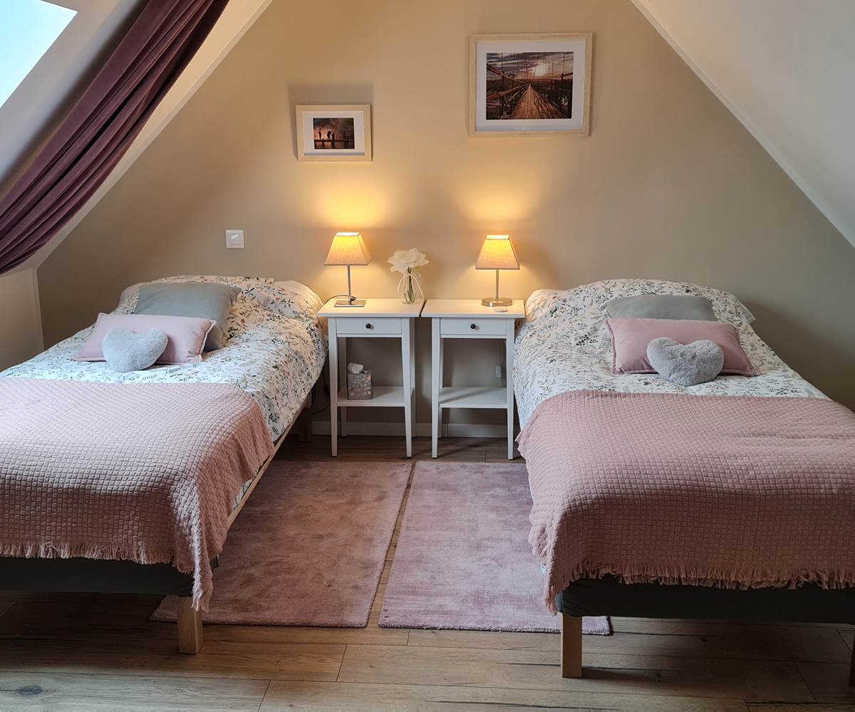 Location maison de vacances dans le Nord avec 4 chambres et 2 salles de bain