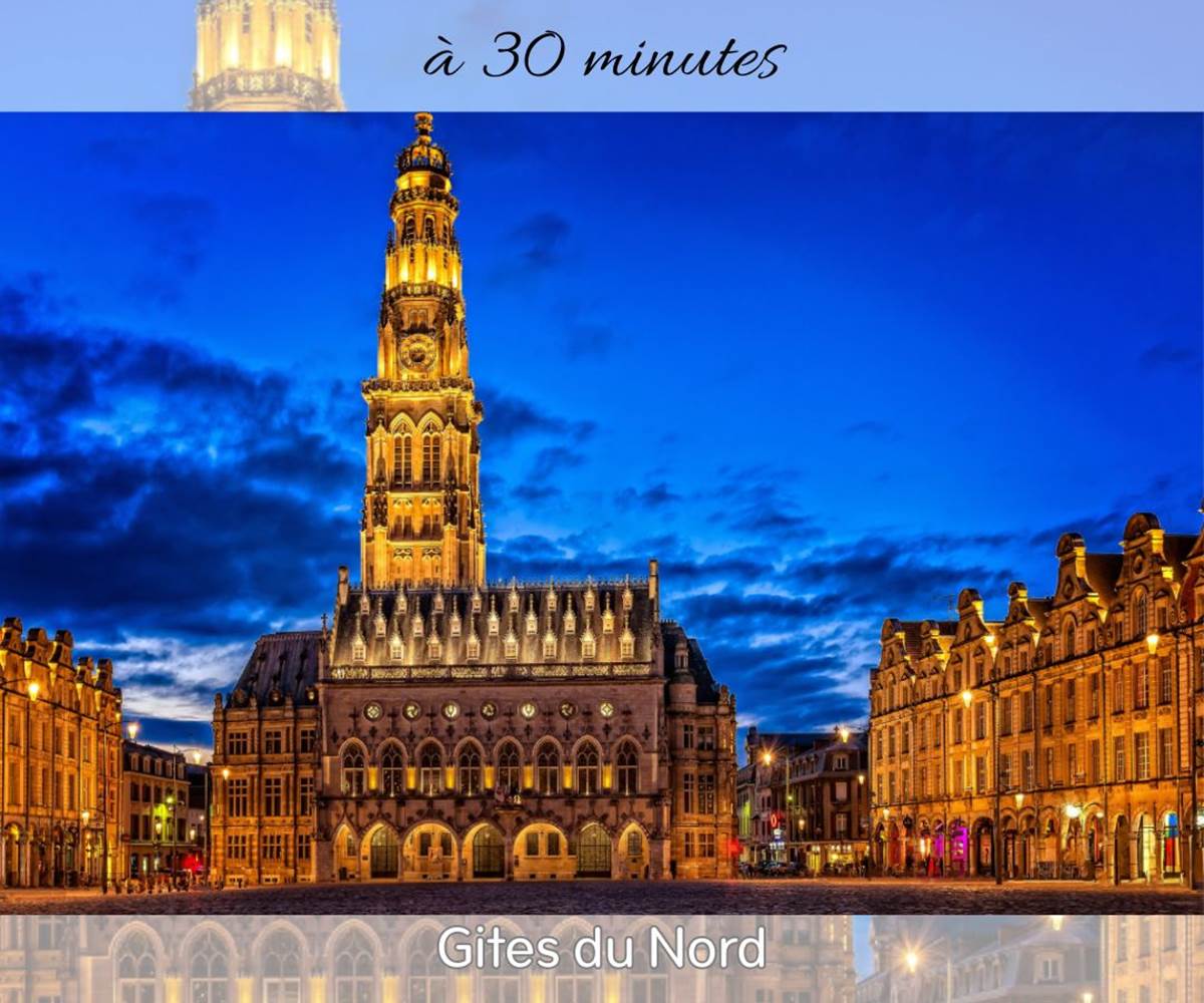 Les Gites du Nord, gite 4 chambres - 11 personnes proche d'Arras, à 30 minutes