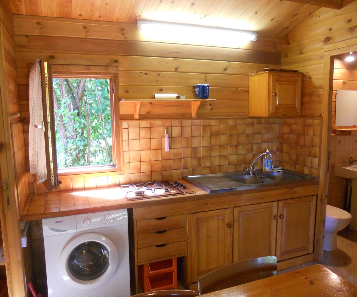 espace cuisine chalet - Lanton
