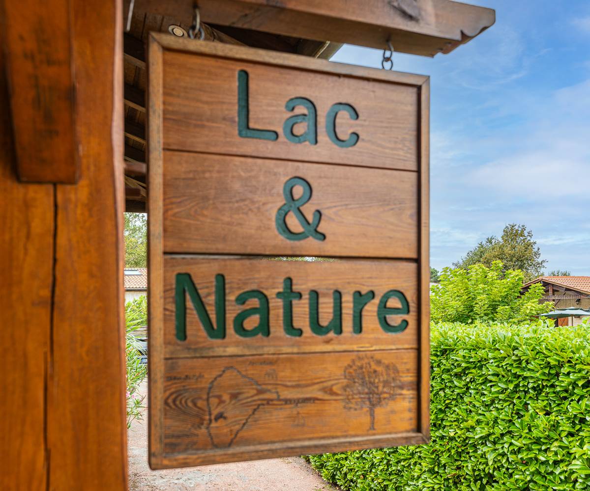 Enseigne Lac & Nature
