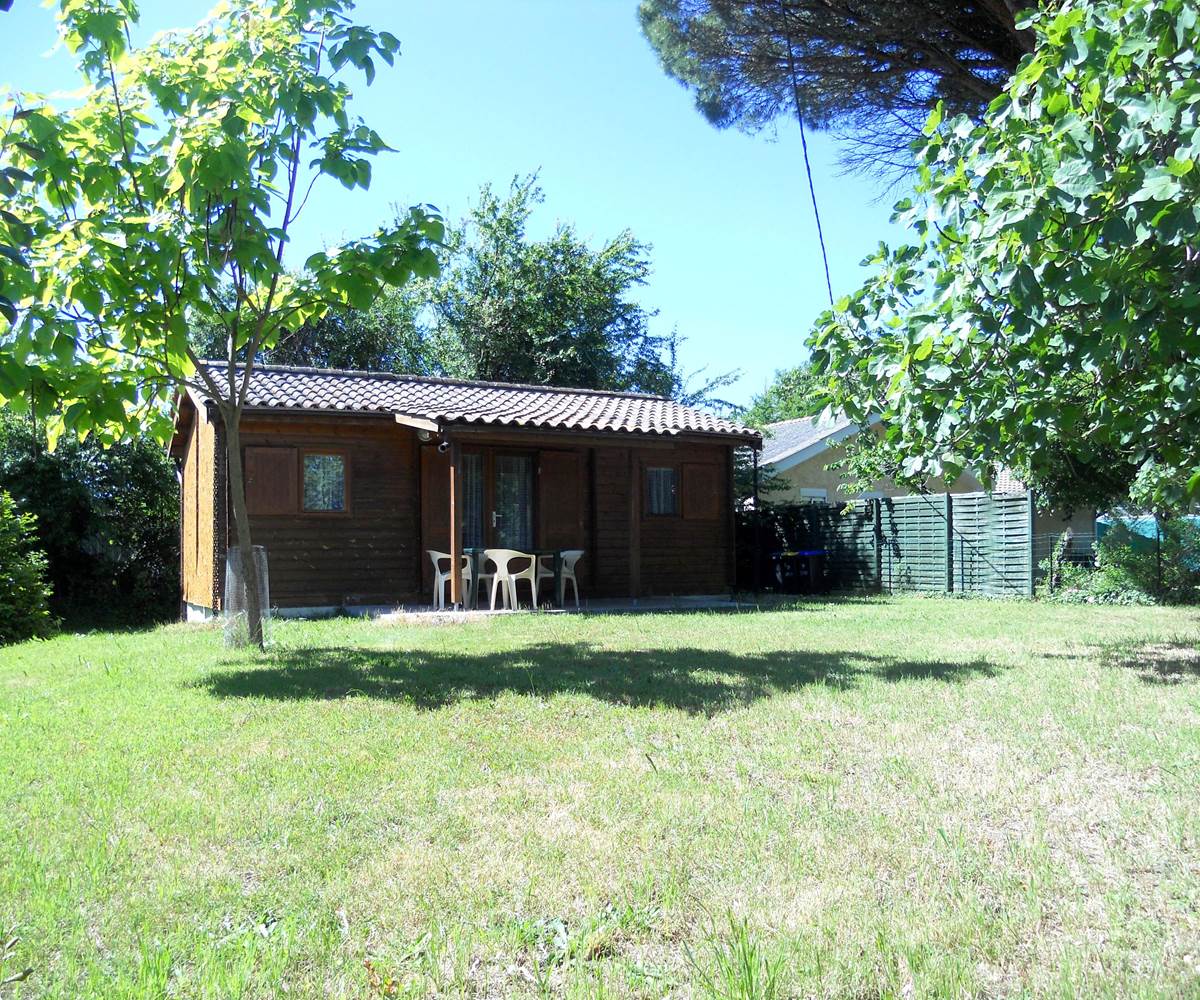 chalet 3 pers entre piste cyclable et plage du Bassin d'Arcachon-Lanton