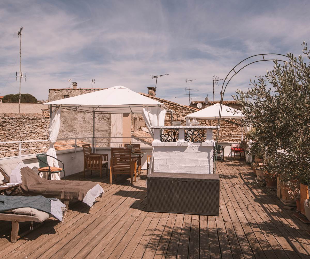 just arrived on the spectacular rooftop