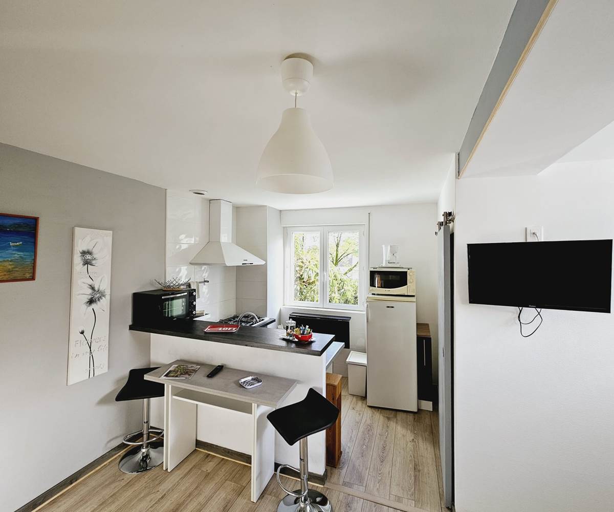 L'entrée de l'appartement au 1 premier étage