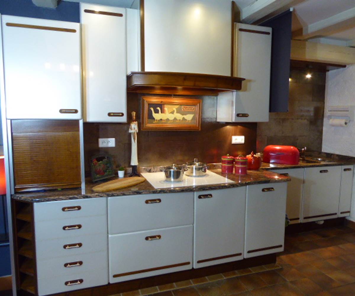 La cuisine du gîte Le Châtaignier