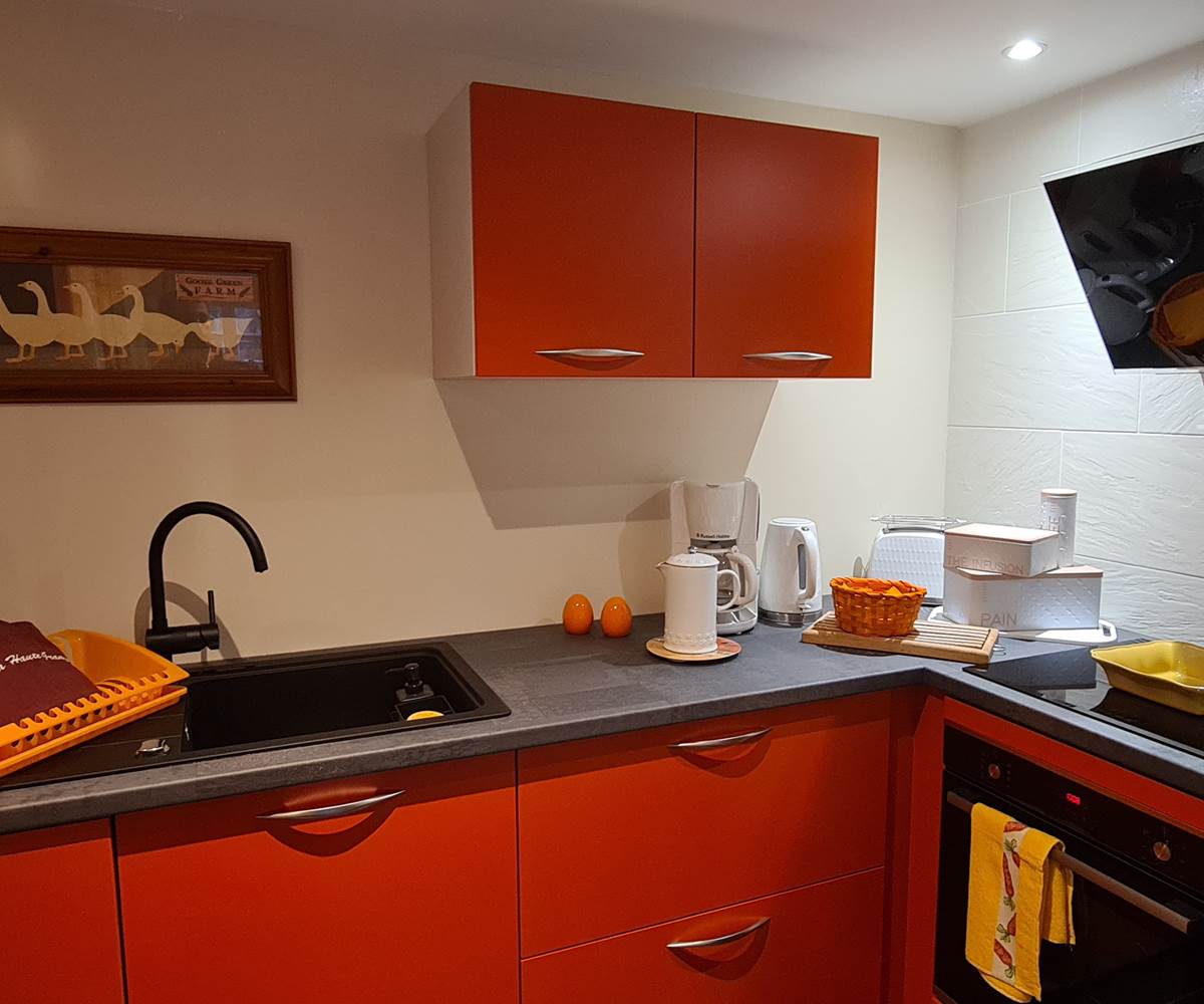 cuisine du gîte Le cerisier