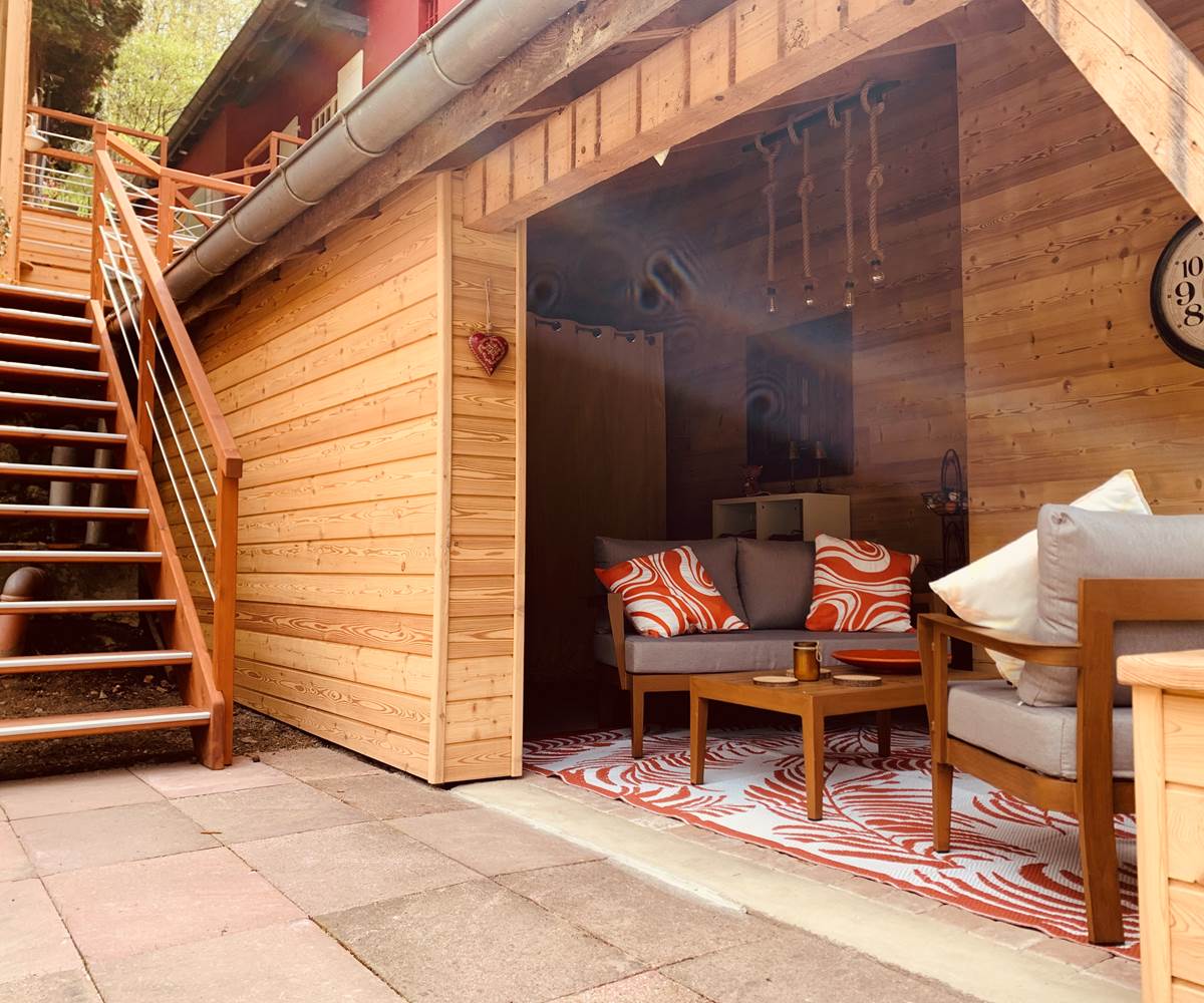 cabanon du jardin du gîte le Cerisier