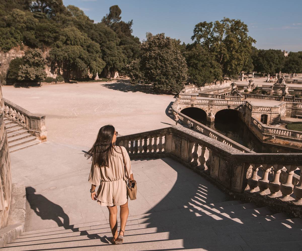 visit to Jardin de la Fontaine