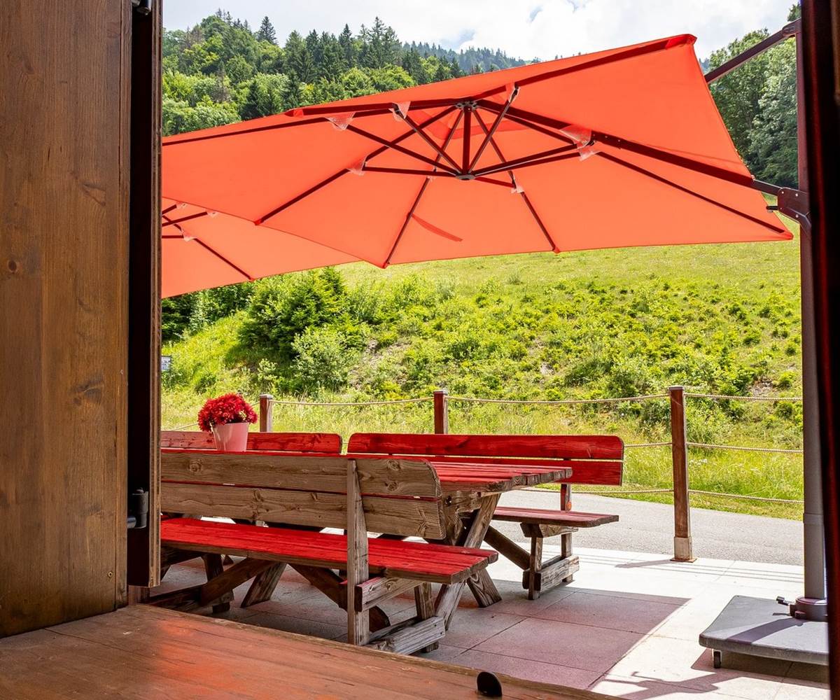 La terrasse avec vue