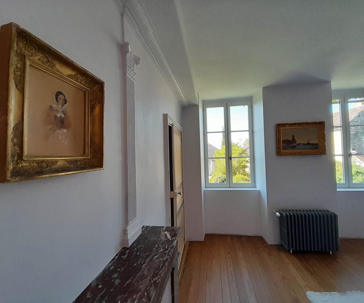 Portrait de dame. Ecole française XIXème siècle.