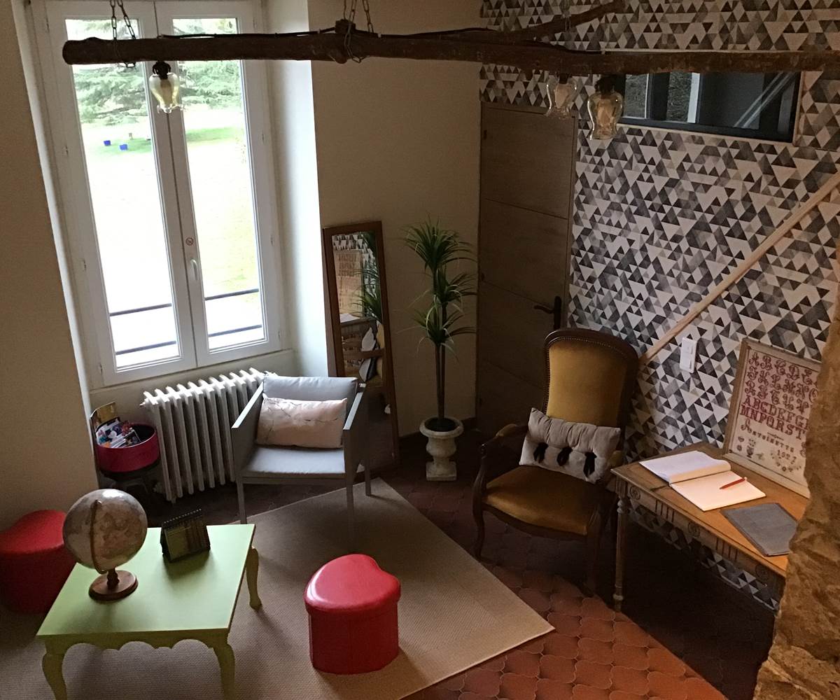 le salon d'accueil en commun