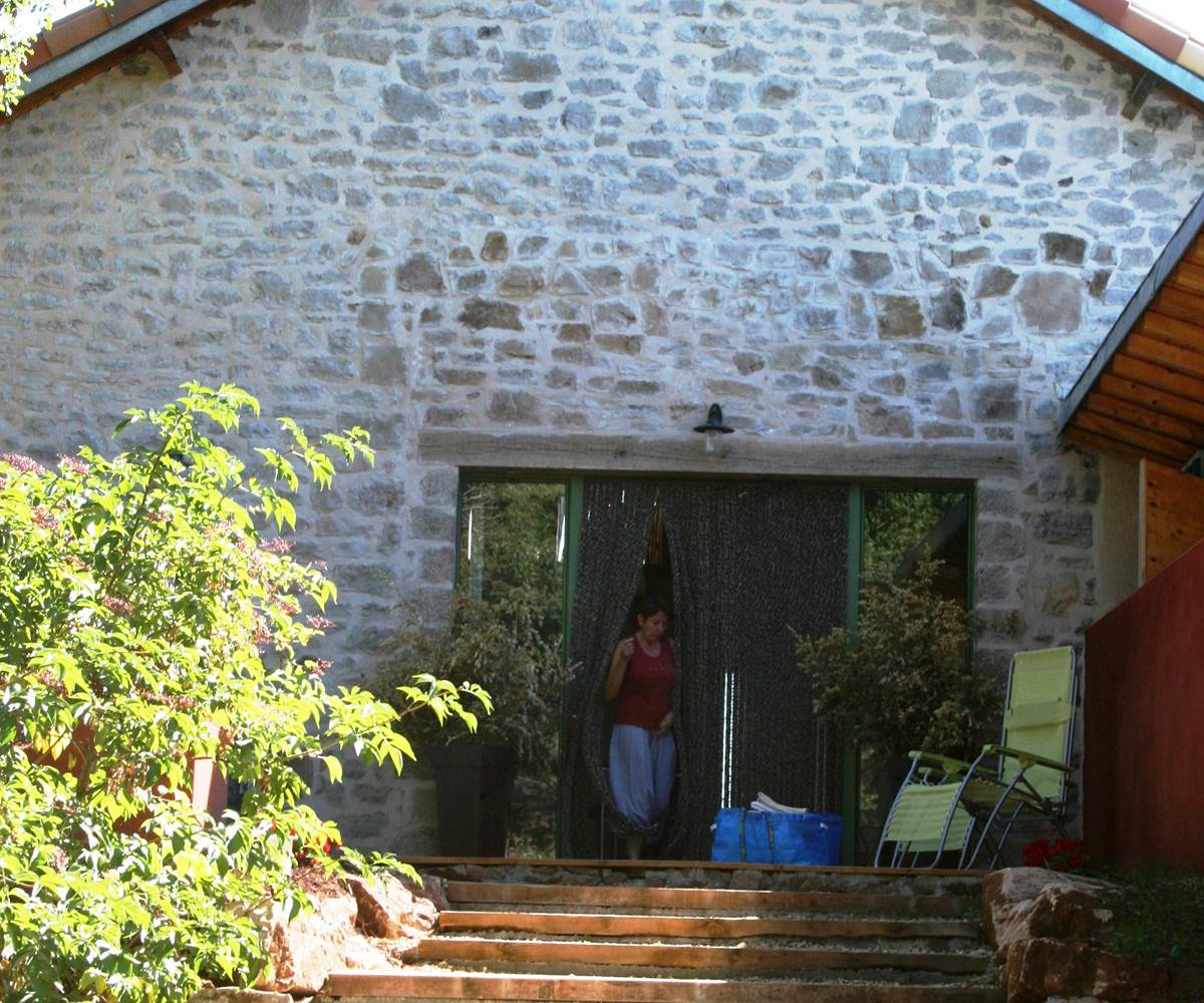 L'entrée avec terrasse