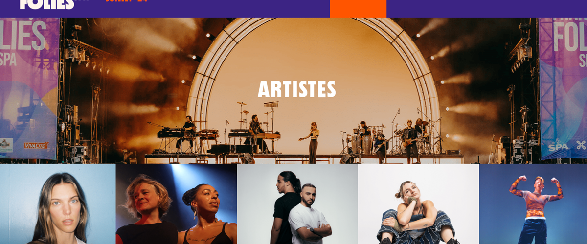 Francofolies Spa du 18 au 21 juillet 2024