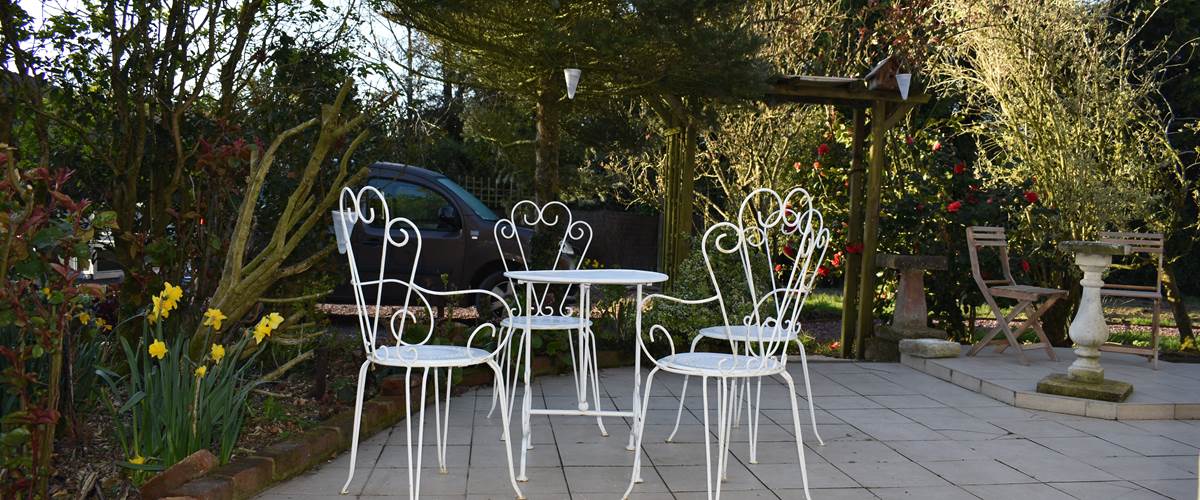 La terrasse en hiver