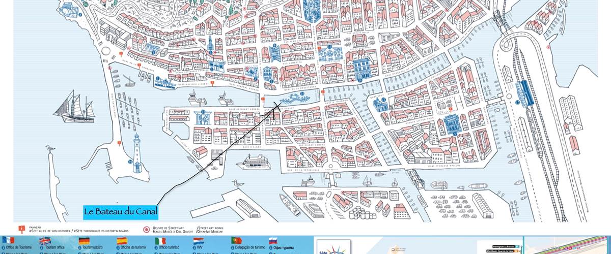 Le Bateau du Canal Sète plan-carousel