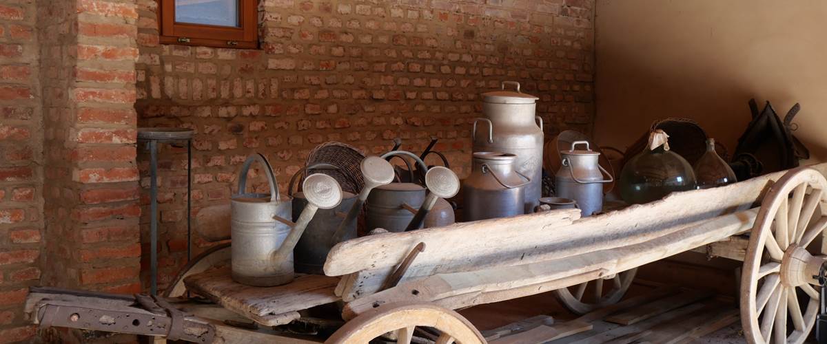 Ancienne charrette à foin_ferme laitière