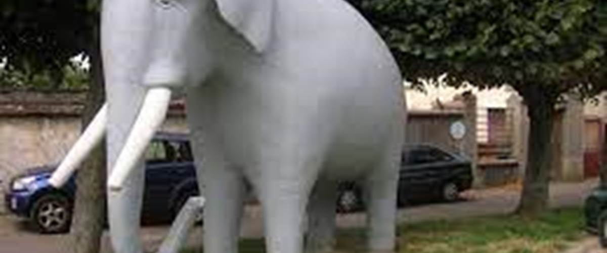 ELEPHANT EMBLEME DE NOTRE QUARTIER