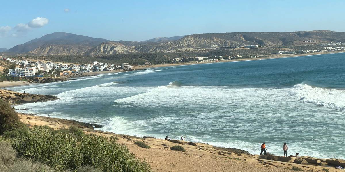 la magnifique baie de Taghazout