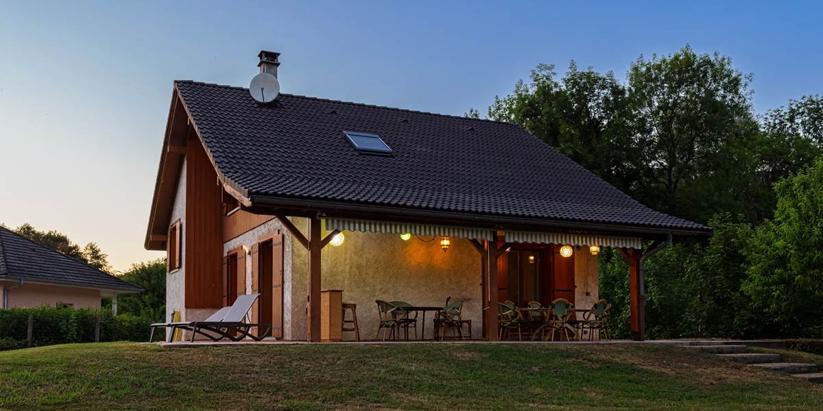 La Villa OH ! au crépuscule