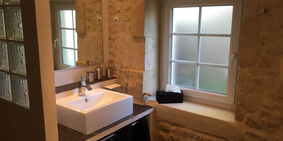salle de bain, douche à l'italienne