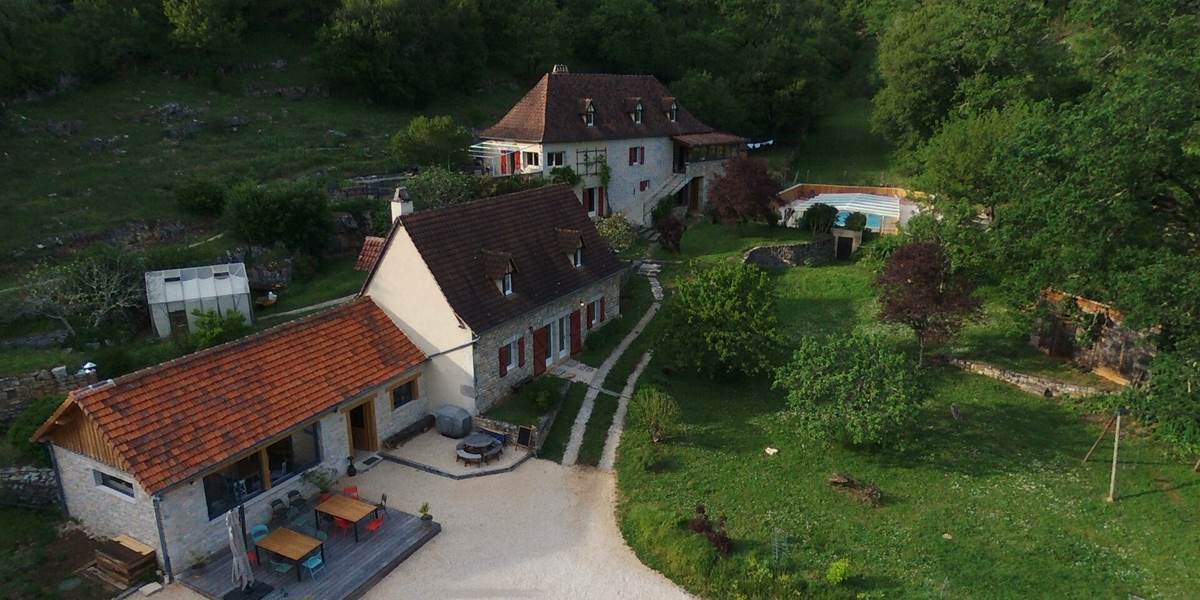 Vue globale grand gite Compostelle