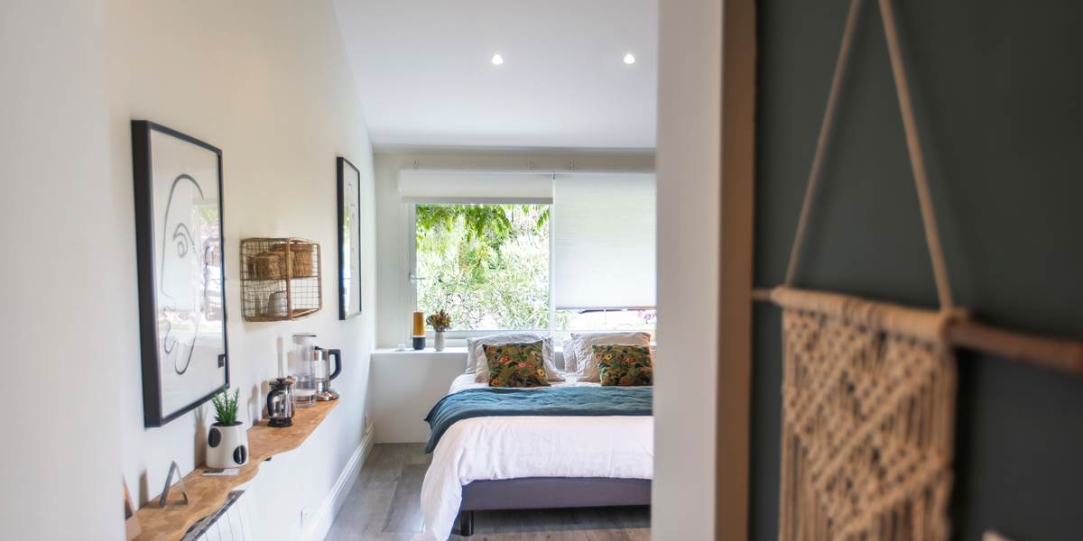 Un grand lit ( 160x200) confortable pour passer des nuits relaxantes