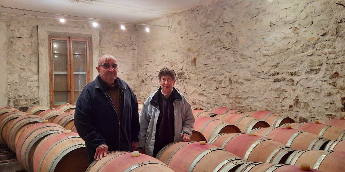 Pierre et Eliane du Domaine Pierre Fil
