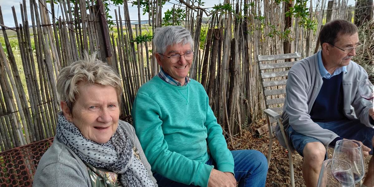 Pique nique au potager à Le Coq du Nord -Mailhac