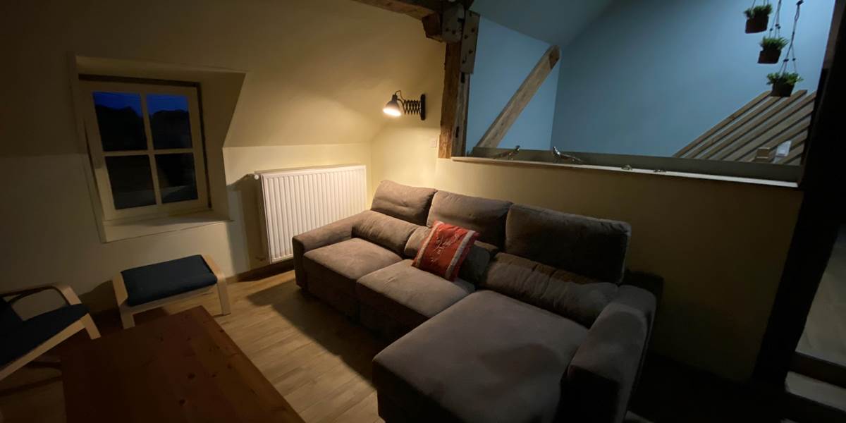 Salon cosy- La demoiselle ô bois- maison de vacances