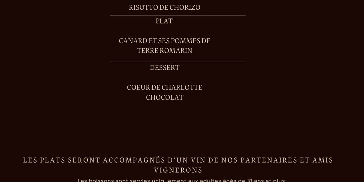 Table d'hôtes du 10 février 2023