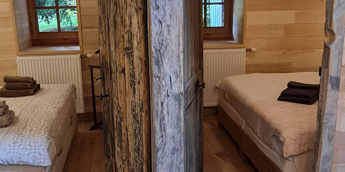 Les deux chambres du gîte